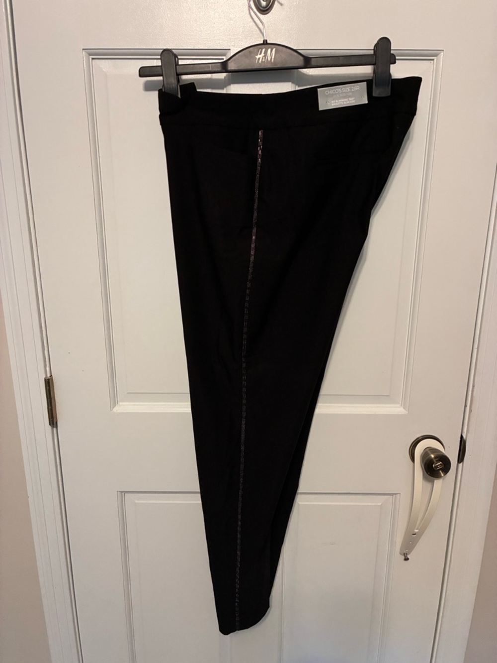 Chico’s black dress pants, size 14R. NWT